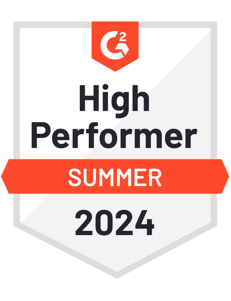 2024 High Performer G2 Summer Badge