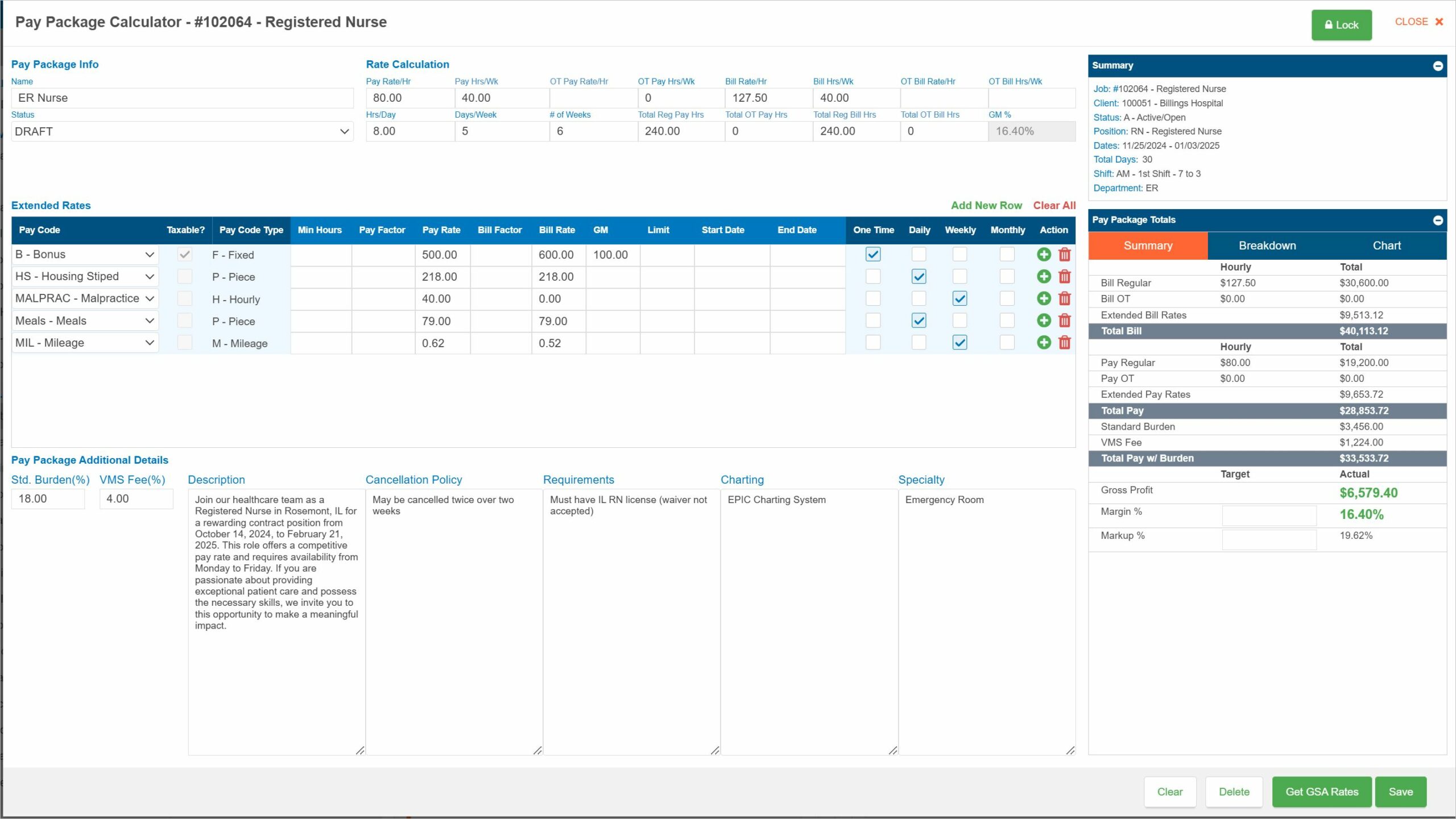 Pay Package Calculator