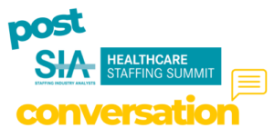 SIA Healthcare Staffing Summit Post Conversation Logo